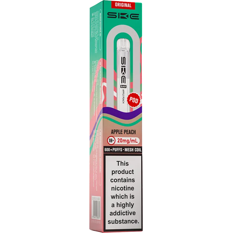 Apple Peach SKE Crystal Bar Pod 2ml