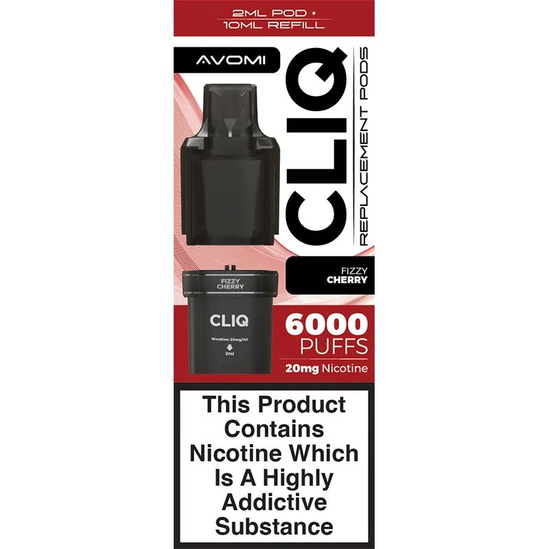 Fizzy Cherry Avomi CLIQ Pod & Refill 12ml