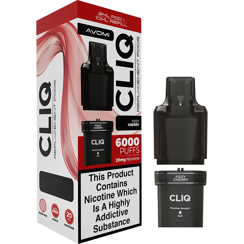 Fizzy Cherry Avomi CLIQ Pod & Refill 12ml
