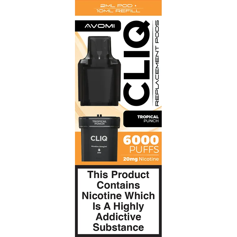 Tropical Punch Avomi CLIQ Pod & Refill 12ml