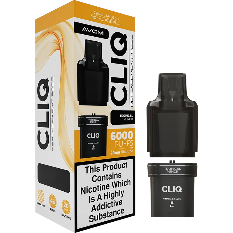 Tropical Punch Avomi CLIQ Pod & Refill 12ml