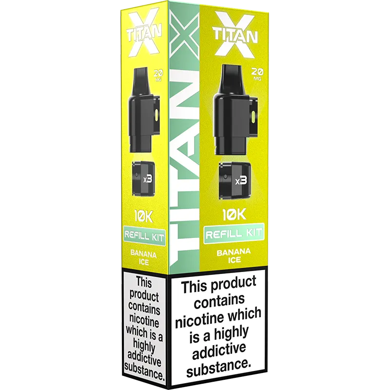 Banana Ice Titan X Pod & Refill 17ml
