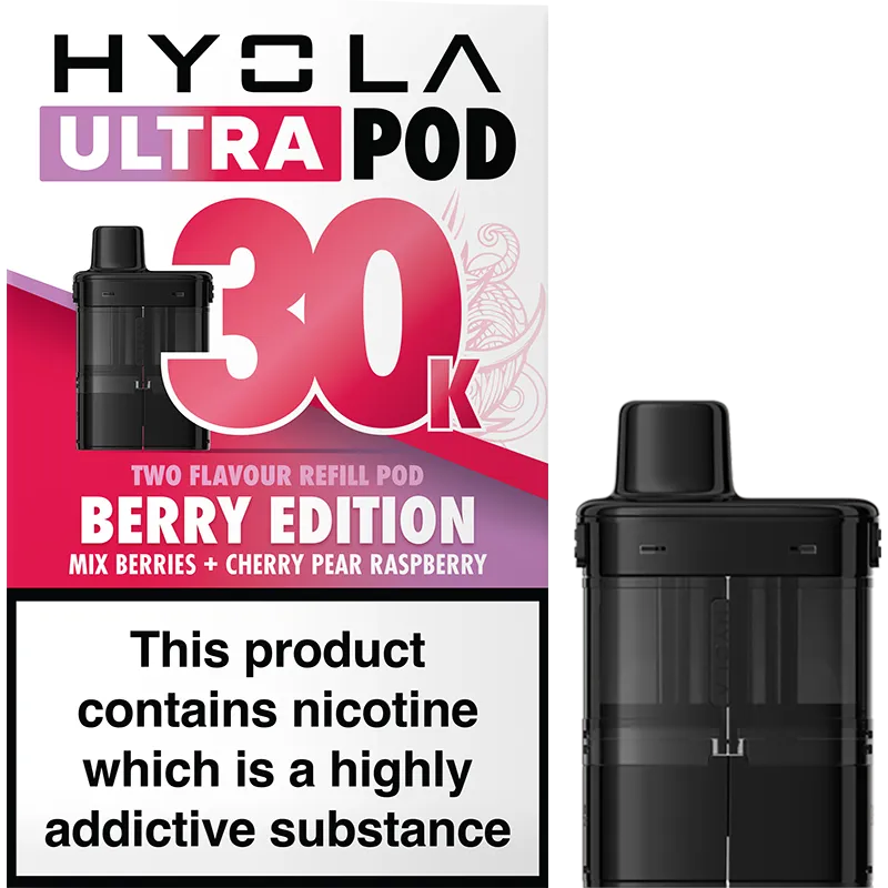 Berry Edition Hyola Ultra 30K Pod & Refill 20ml