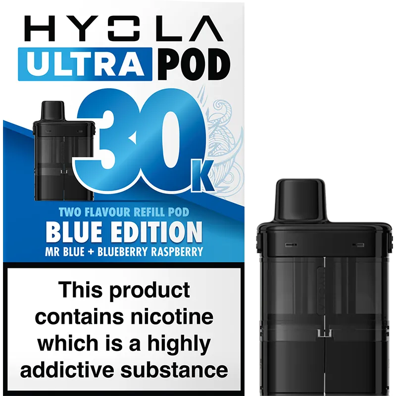 Blue Edition Hyola Ultra 30K Pod & Refill 20ml