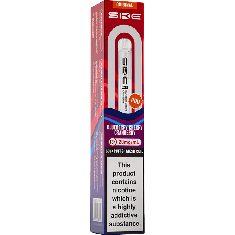 Blueberry Cherry Cranberry SKE Crystal Bar Pod 2ml