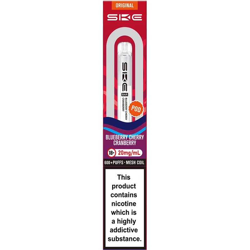 Blueberry Cherry Cranberry SKE Crystal Bar Pod 2ml