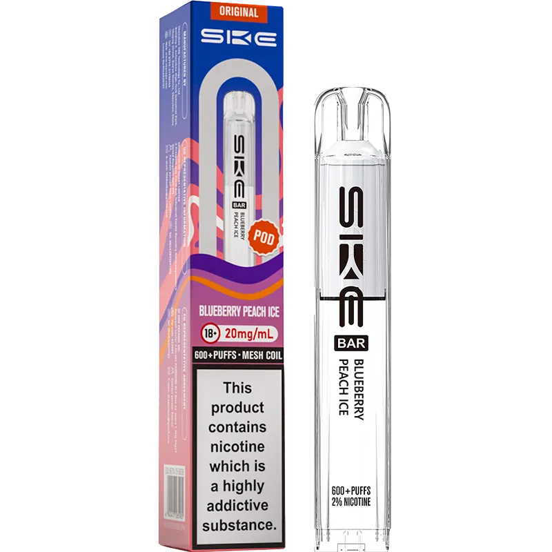 Blueberry Peach Ice SKE Crystal Bar Pod 2ml