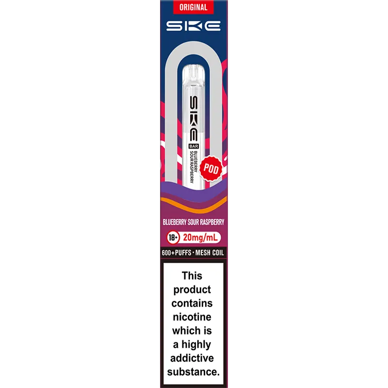 Blueberry Sour Raspberry SKE Crystal Bar Pod 2ml