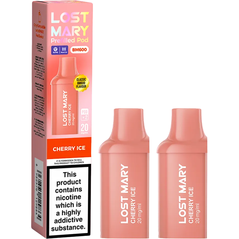 Cherry Ice Lost Mary BM600 Pods 2 Pack