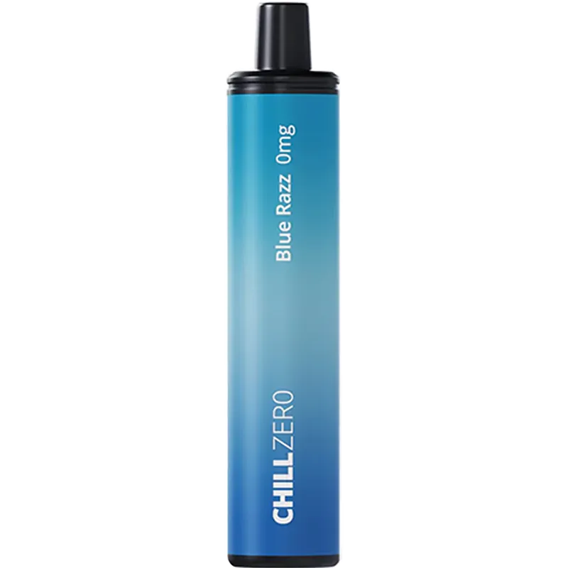 Chill Zero 3000 disposable vape in a blue razz flavour 0mg.
