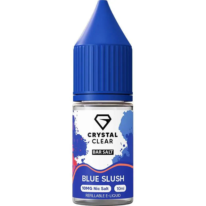 Crystal Clear Bar Salt Blue Slush E-Liquid 10ml