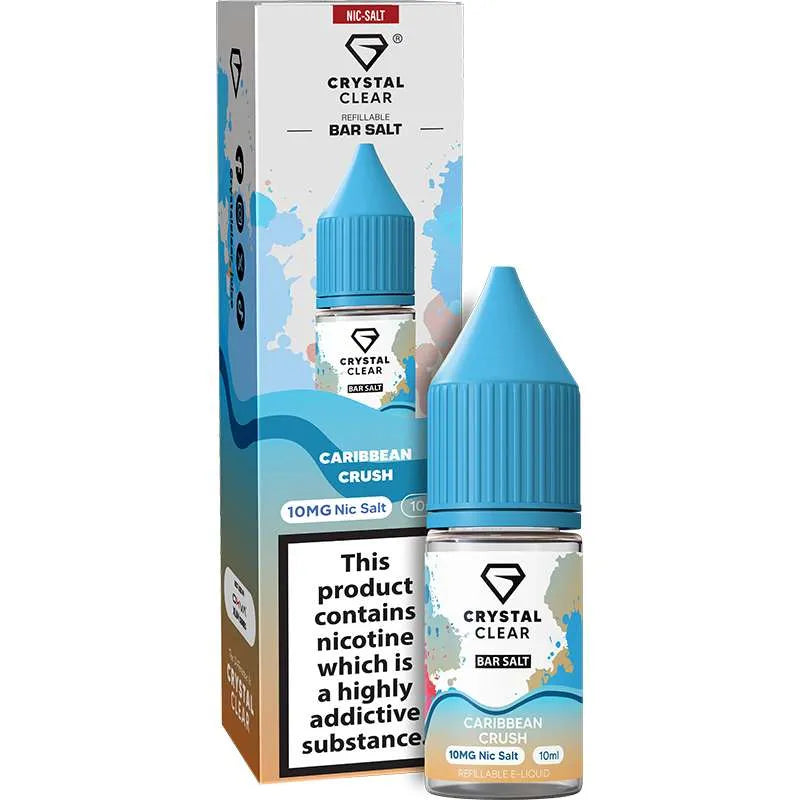 Crystal Clear Bar Salt Caribbean Crush E-Liquid 10ml