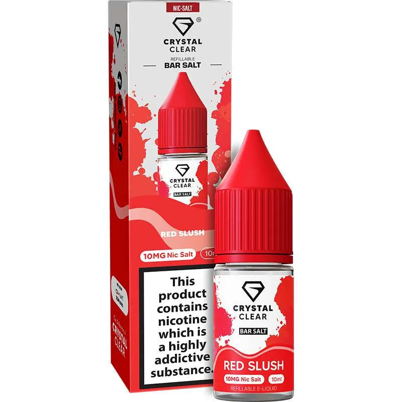 Crystal Clear Bar Salt Red Slush E-Liquid 10ml