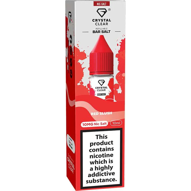 Crystal Clear Bar Salt Red Slush E-Liquid 10ml