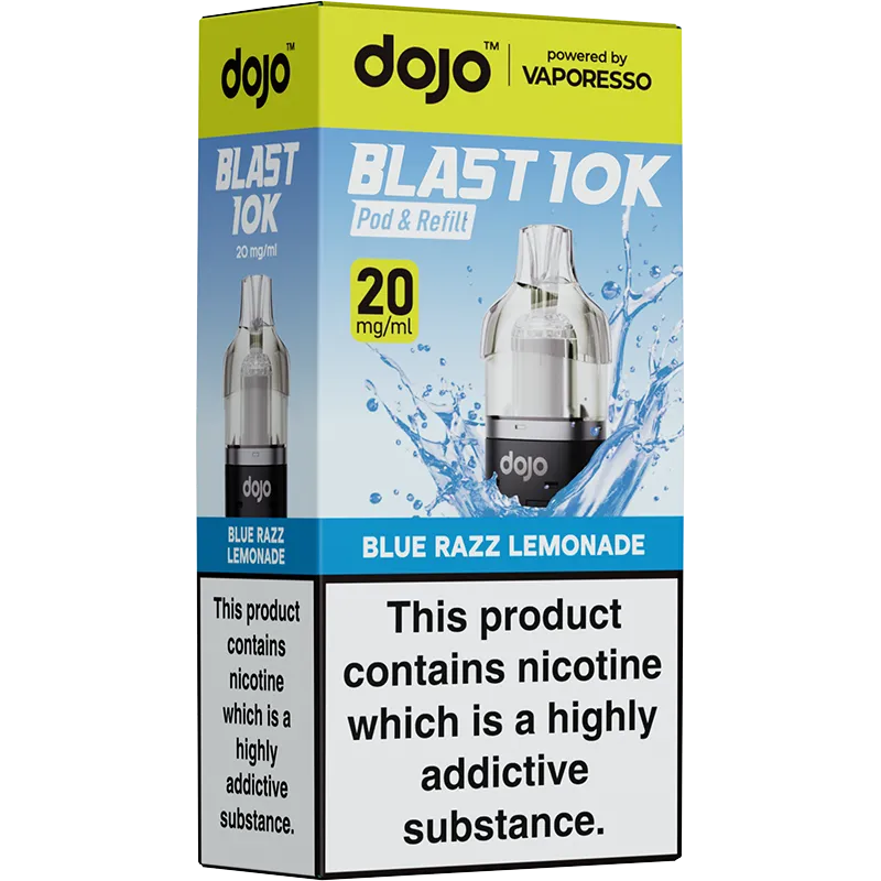 Blue Razz Lemonade DOJO Blast 10K Pod & Refill 10ml