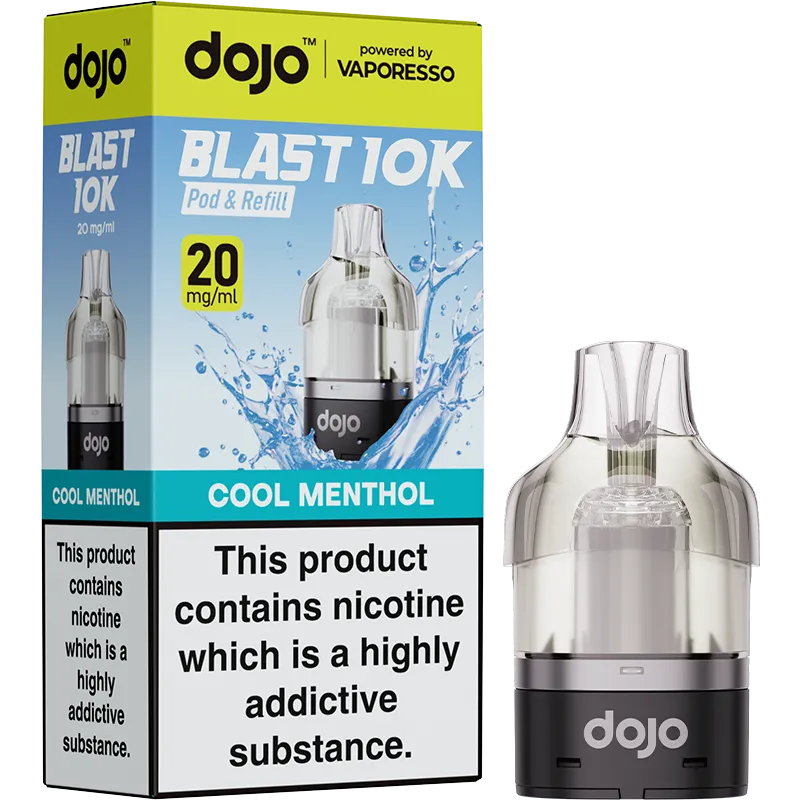 Cool Menthol DOJO Blast 10K Pod & Refill 10ml