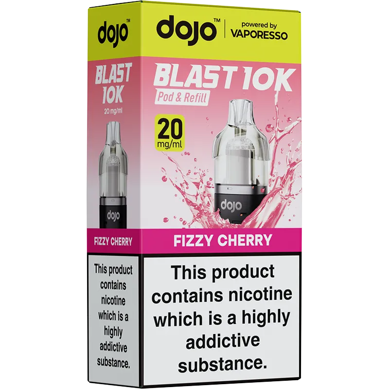 Fizzy Cherry DOJO Blast 10K Pod & Refill 10ml