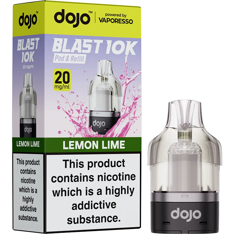 Lemon Lime DOJO Blast 10K Pod & Refill 10ml