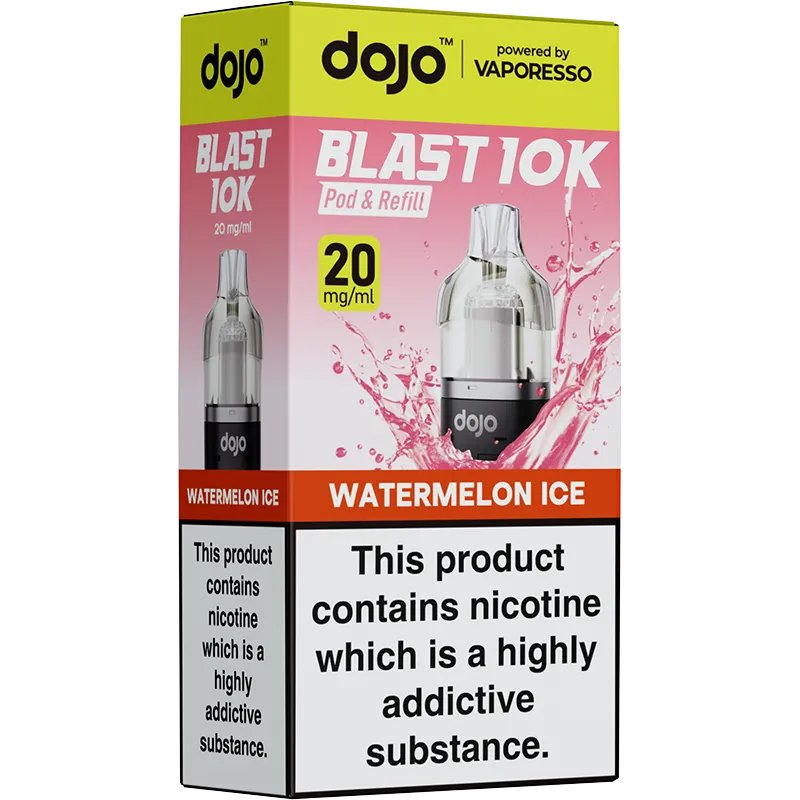 Watermelon Ice DOJO Blast 10K Pod & Refill 10ml