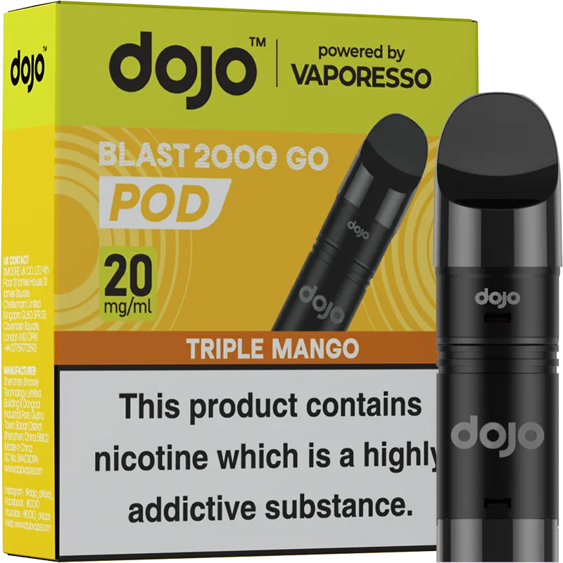 Triple Mango DOJO Blast 2000 Go Pods 4ml