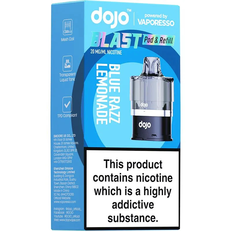 Blue Razz Lemonade DOJO Blast 6000 Pod & Refill