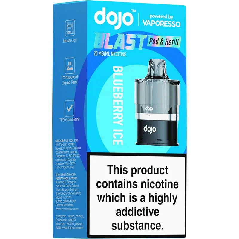 Blueberry Ice DOJO Blast 6000 Pod & Refill