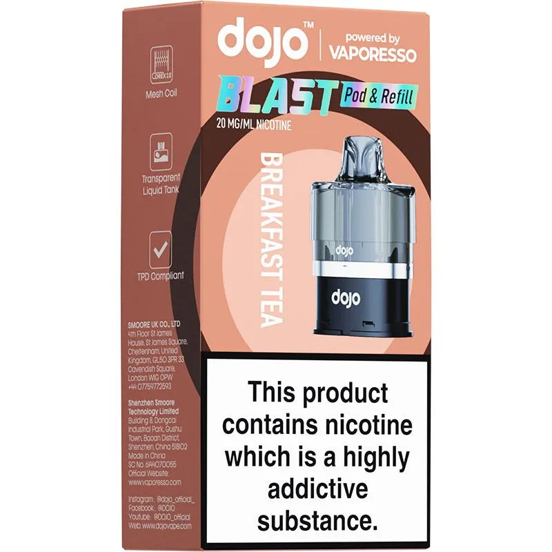 Breakfast Tea DOJO Blast 6000 Pod & Refill