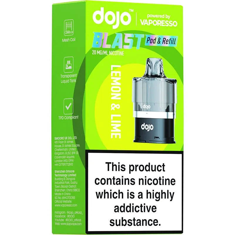 Lemon & Lime DOJO Blast 6000 Pod & Refill