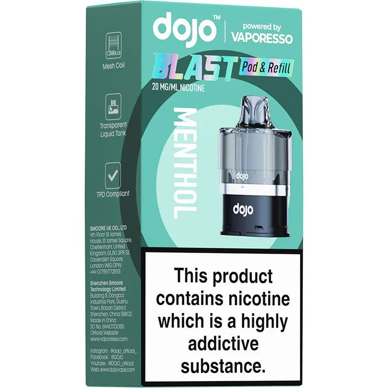 Menthol DOJO Blast 6000 Pod & Refill