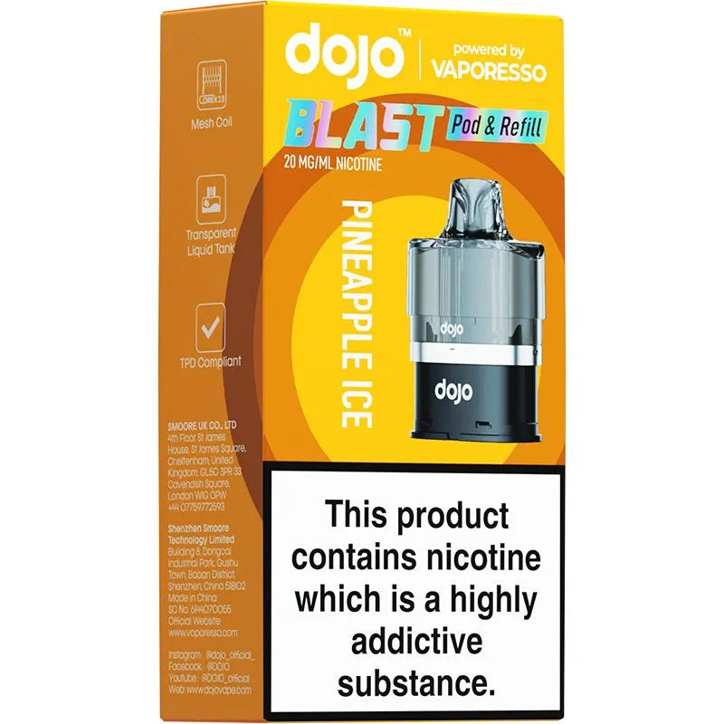 Pineapple Ice DOJO Blast 6000 Pod & Refill