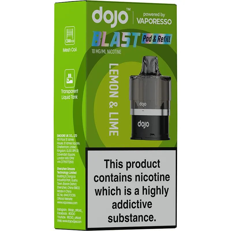 Lemon & Lime DOJO Blast 6000 Pod & Refill