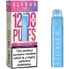 Elf Bar 1200 2-in-1 Blueberry Edition pod kit and box.