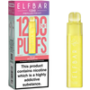 Elf Bar 1200 2-in-1 Yellow Edition pod kit and box.
