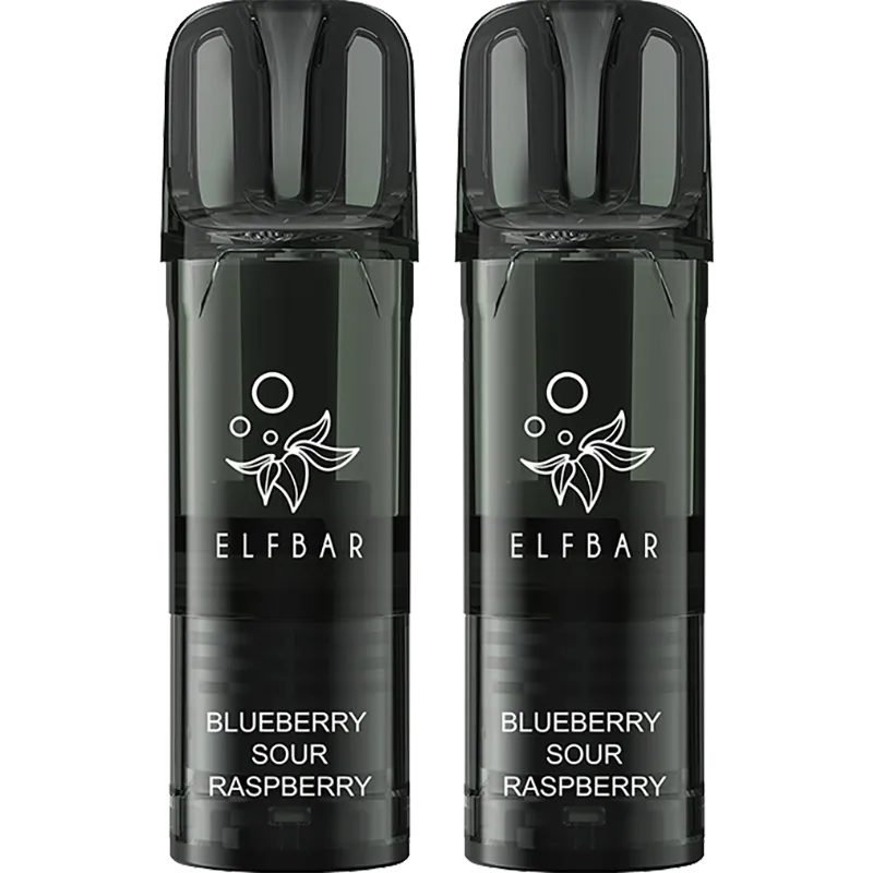 Blueberry Sour Raspberry Elf Bar 600 Pods 2 Pack