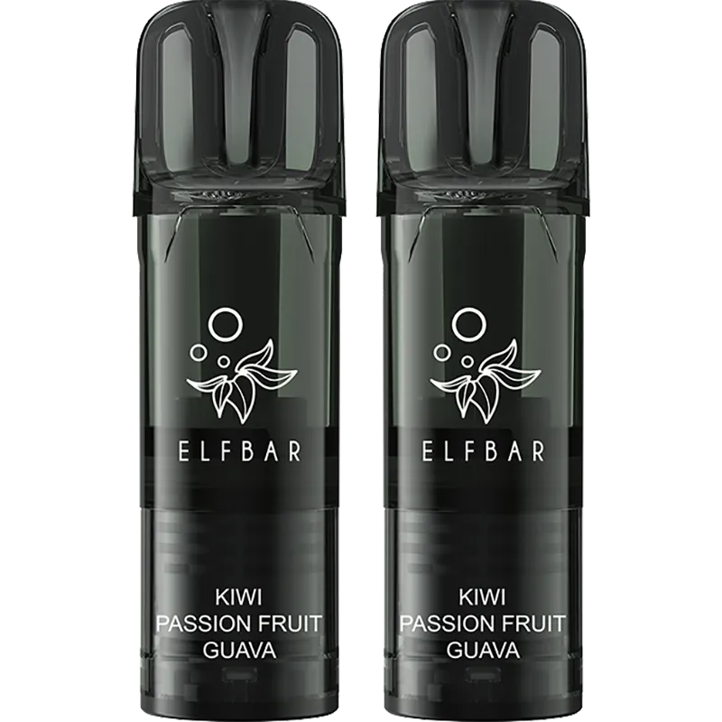 Kiwi Passion Fruit Guava Elf Bar 600 Pods 2 Pack