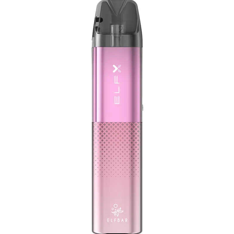 Elf Bar ELFX pink pod kit.