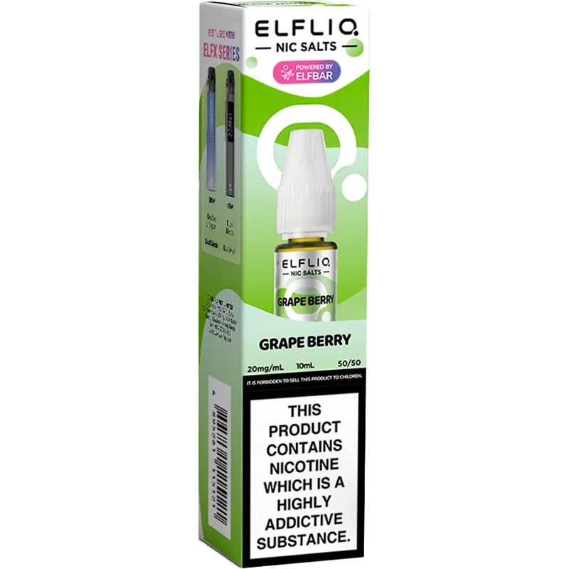 ELFLIQ by Elf Bar Grape Berry E-Liquid 10ml