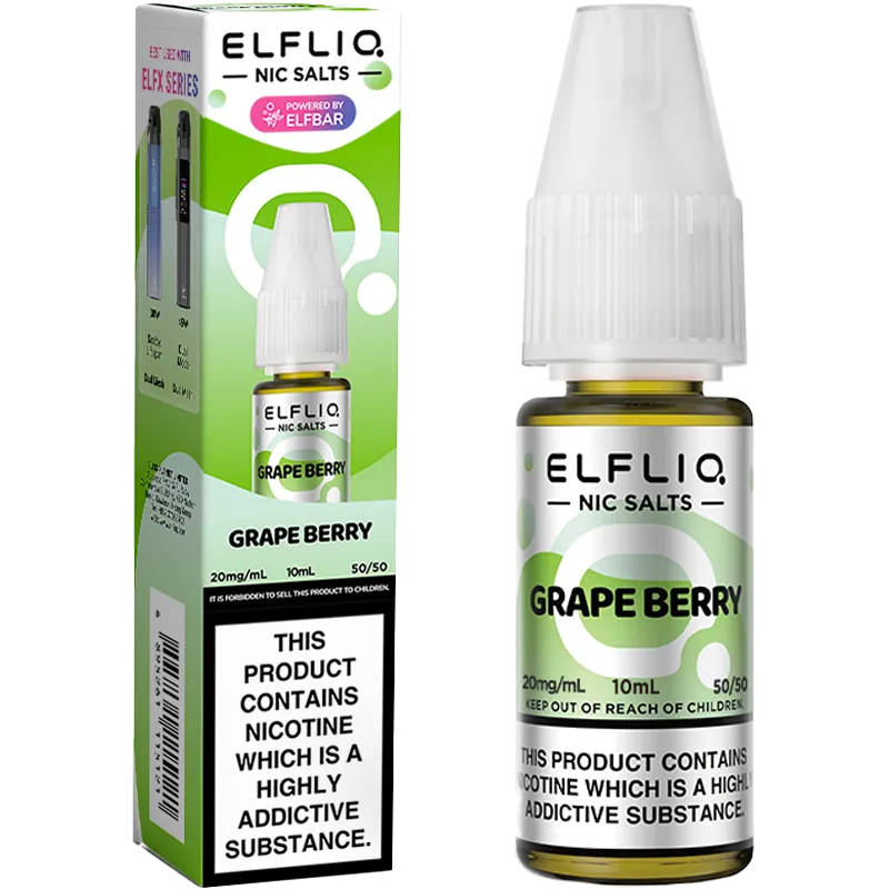 ELFLIQ by Elf Bar Grape Berry E-Liquid 10ml