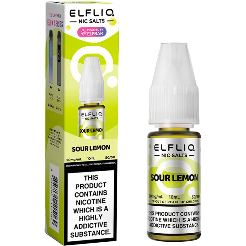 ELFLIQ by Elf Bar Sour Lemon E-Liquid 10ml