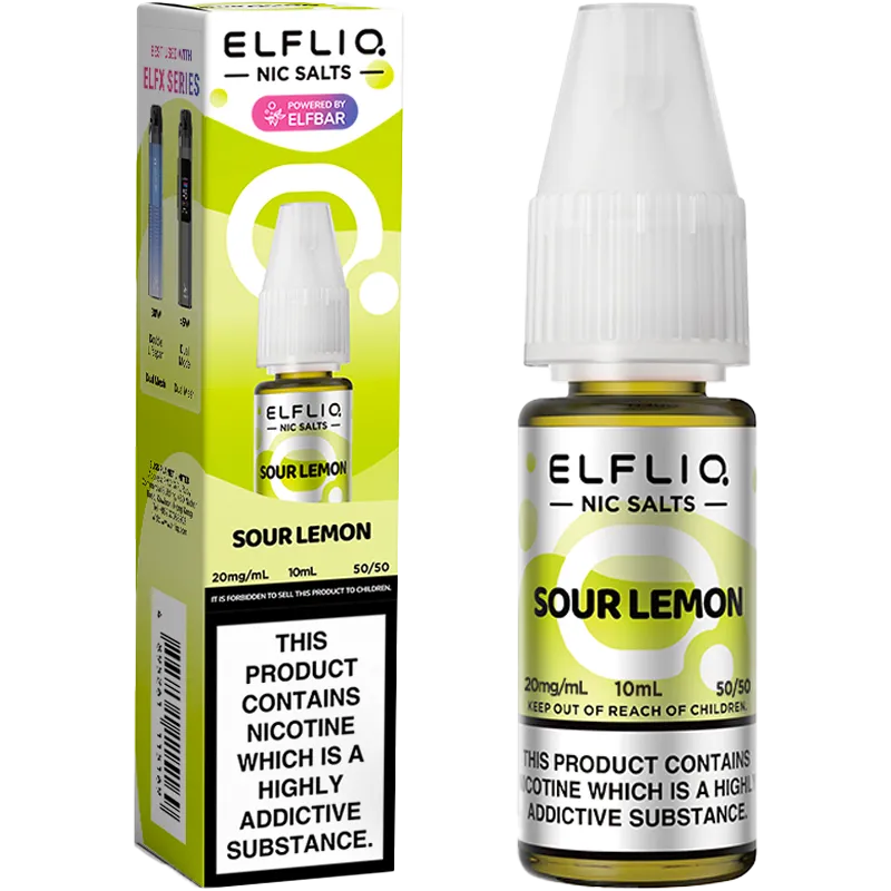 ELFLIQ by Elf Bar Sour Lemon E-Liquid 10ml