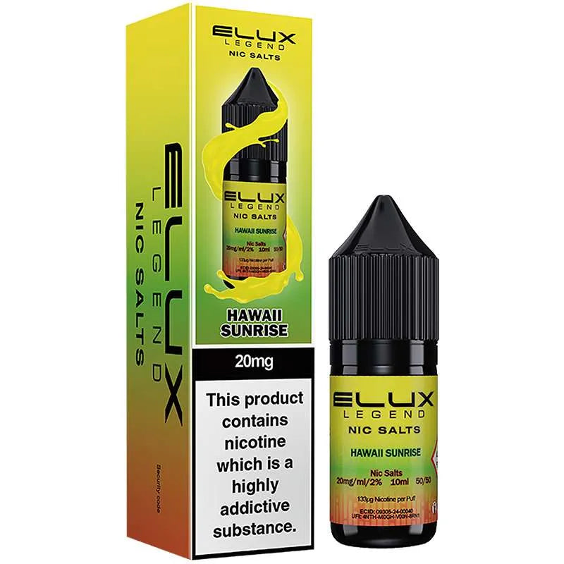 ELUX Legend Nic Salts Hawaii Sunrise E-Liquid 10ml
