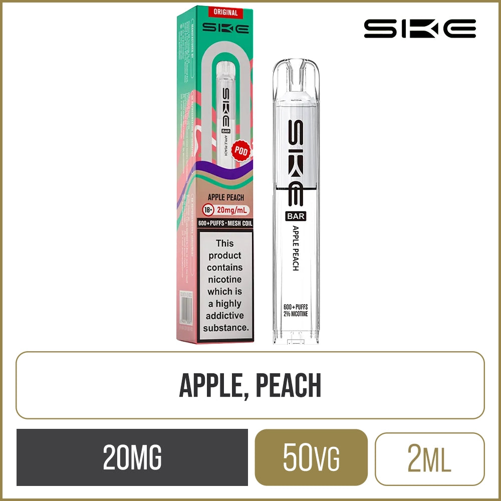 Apple Peach SKE Crystal Bar Pod 2ml