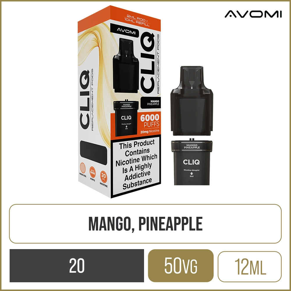 Mango Pineapple Avomi CLIQ Pod & Refill 12ml