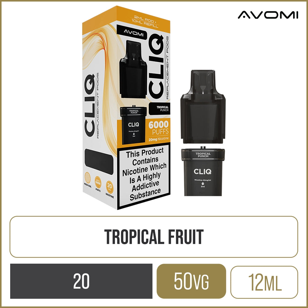 Tropical Punch Avomi CLIQ Pod & Refill 12ml