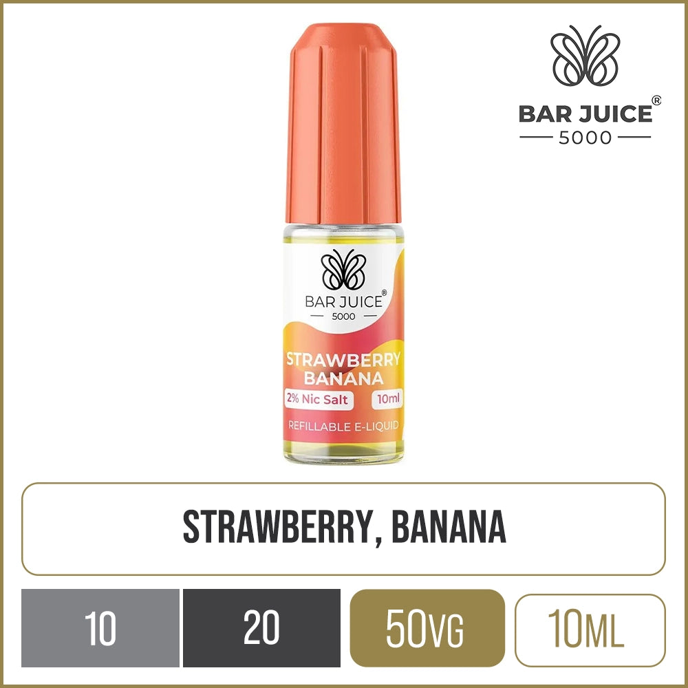 Bar Juice 5000 Strawberry Banana E-Liquid 10ml