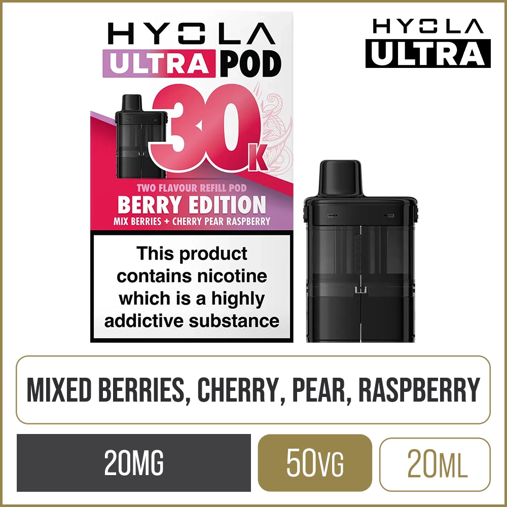 Berry Edition Hyola Ultra 30K Pod & Refill 20ml