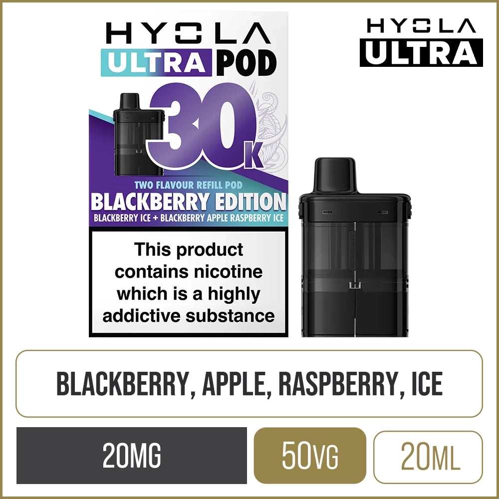 Blackberry Edition Hyola Ultra 30K Pod & Refill 20ml