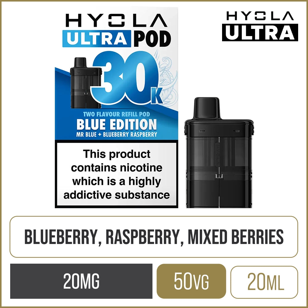 Blue Edition Hyola Ultra 30K Pod & Refill 20ml