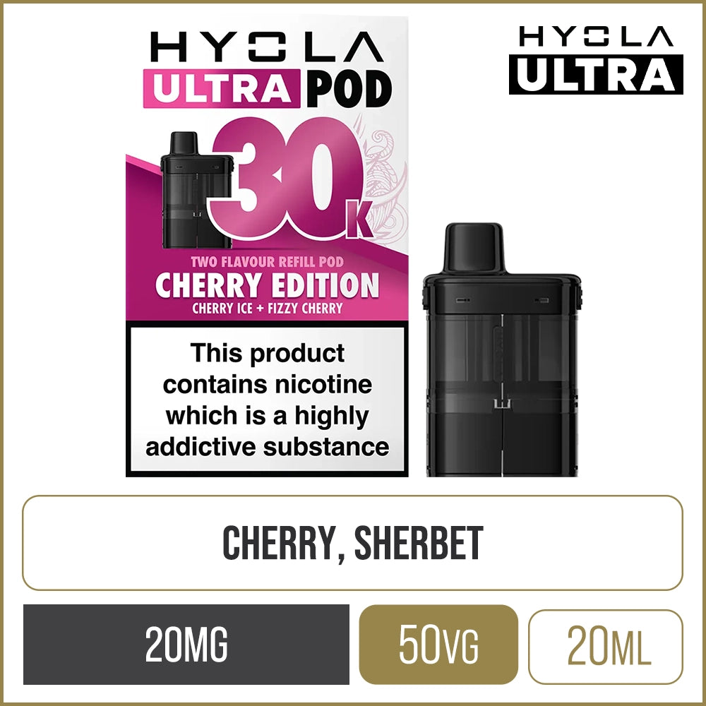 Cherry Edition Hyola Ultra 30K Pod & Refill 20ml