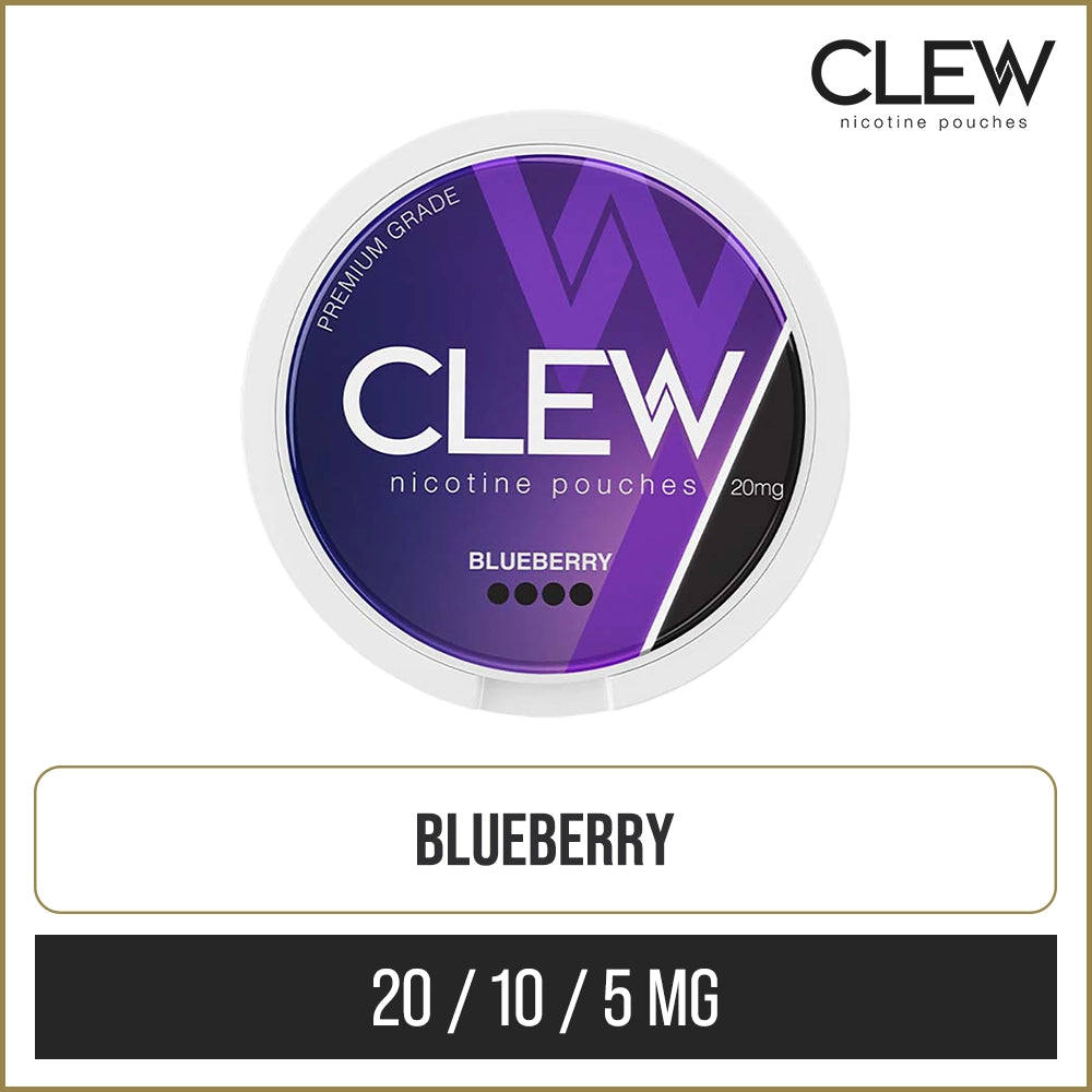 CLEW Blueberry Nicotine Pouches 20 Pack